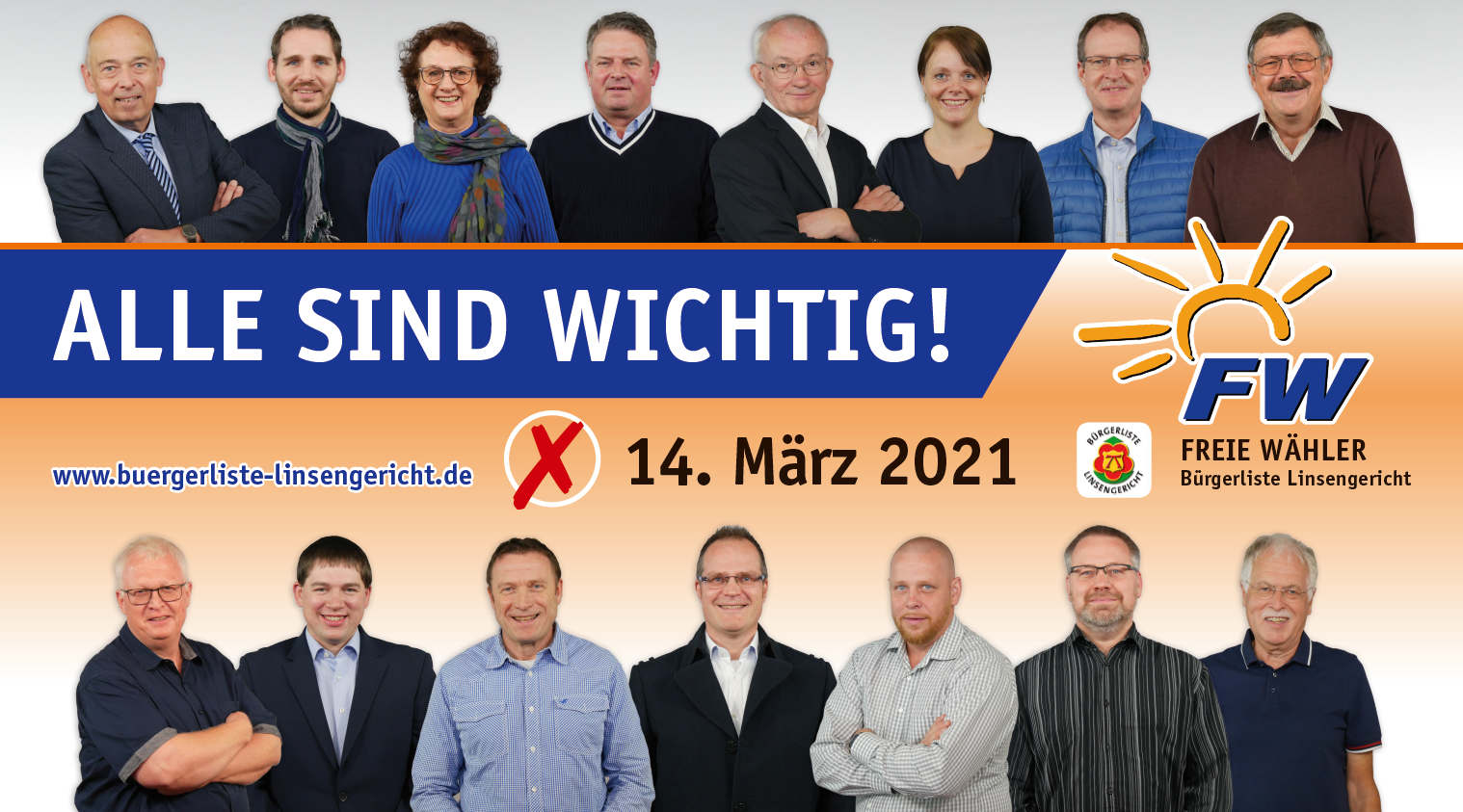 Bürgerliste / Freie Wählergemeinschaft Linsengericht (BGL/FWG) hat Kommunalwahlkampf begonnen