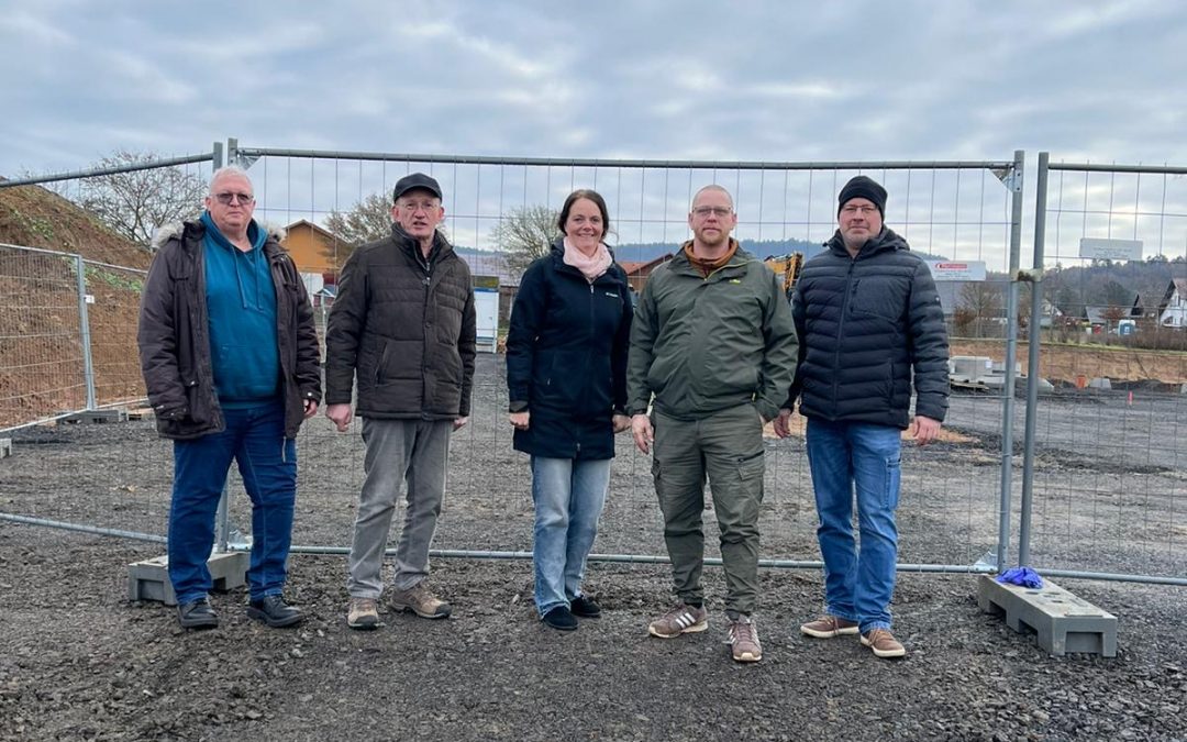 BGL-FWG Fraktion besucht Baustelle der Feuerwehr Süd-West