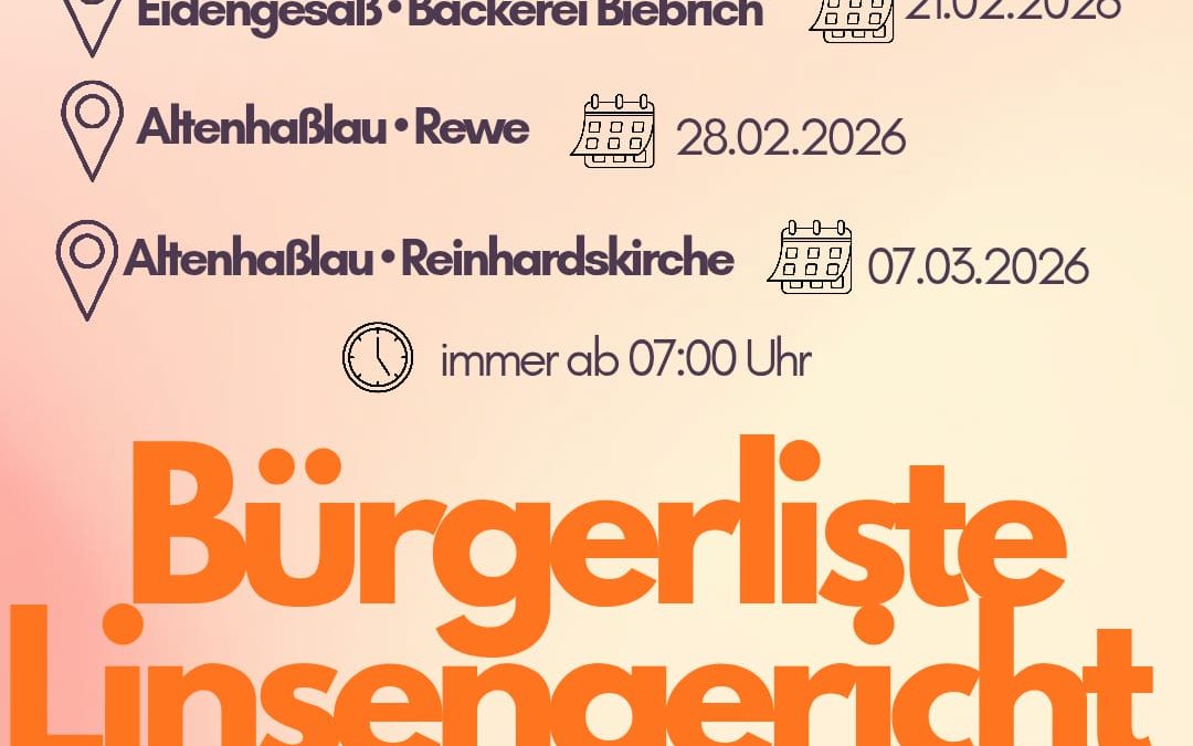Kommunalwahlkampf in Linsengericht: Bürgerliste unterwegs