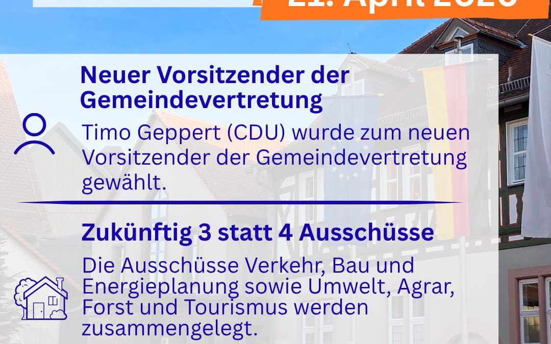 Kurznews: Konstituierung der Fraktion der Bürgerliste und der neuen Linsengerichter Gemeindevertretung